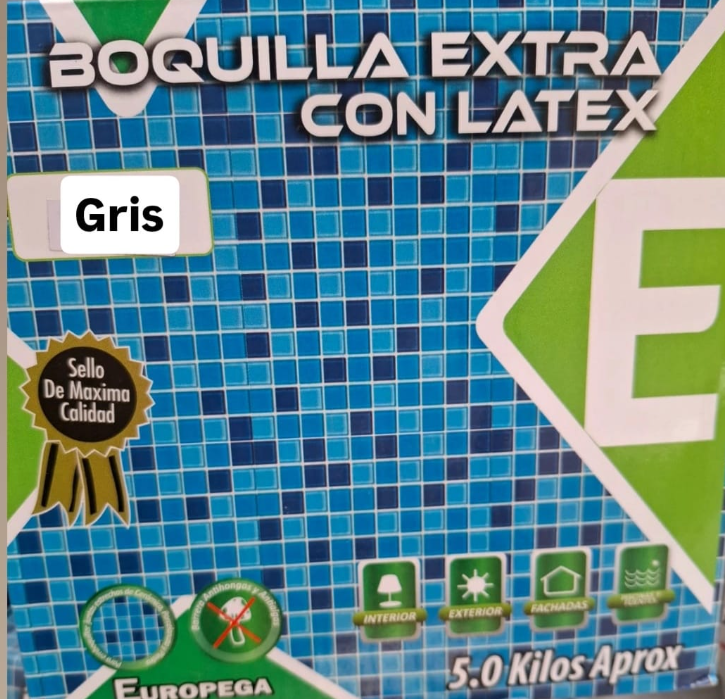 BOQUILLA EUROPEGA DE 5 KG GRIS